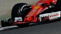 Detail předního křídla vozu Ferrari SF16-H