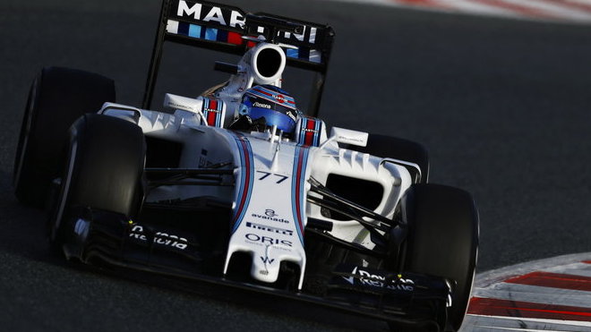 Valtteri Bottas s vozem Williams FW38 - Mercedes