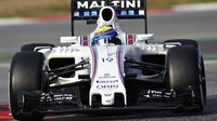 Felipe Massa s novým vozem Williams FW38 - Mercedes