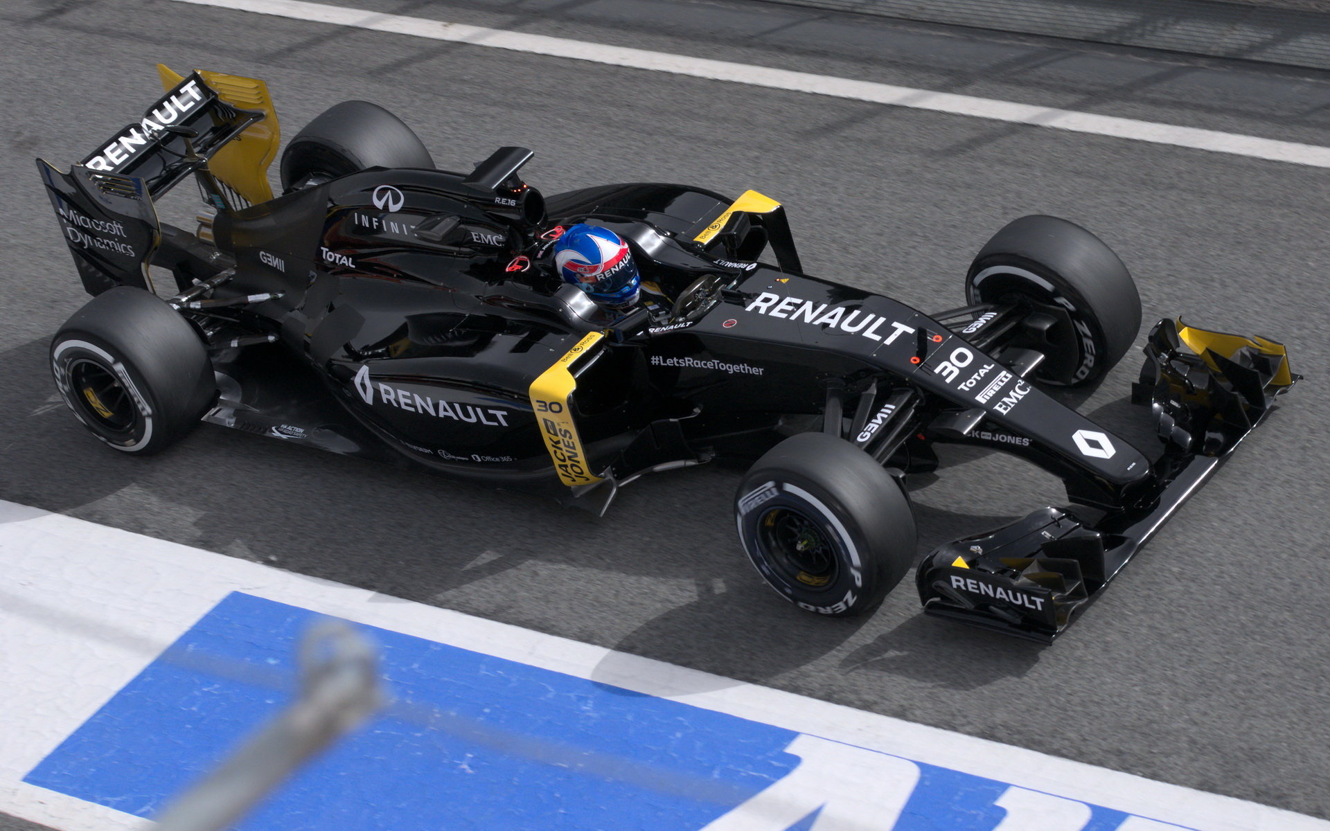 Palmer s novým vozem Renault RS16