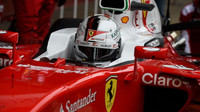 Sebastian Vettel při posledních předsezónních testech v Barceloně