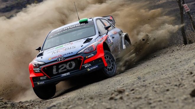Paddon s Hyundai i20 WRC zajel nejrychlejší čas na shakedownu