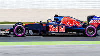 Carlos Sainz při posledních předsezónních testech v Barceloně na ultra-měkkých pneumatikách