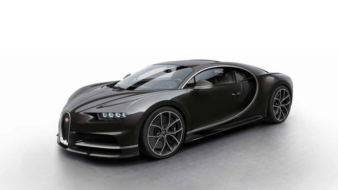 Bugatti Chiron a barevné kombinace laku