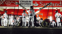 Haas při prvních předsezónních testech v Barceloně 2016