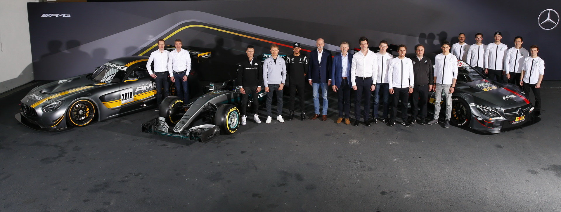 Prezentace ve Fellbachu - Mercedes-Benz, Motorsport Kickoff 2016