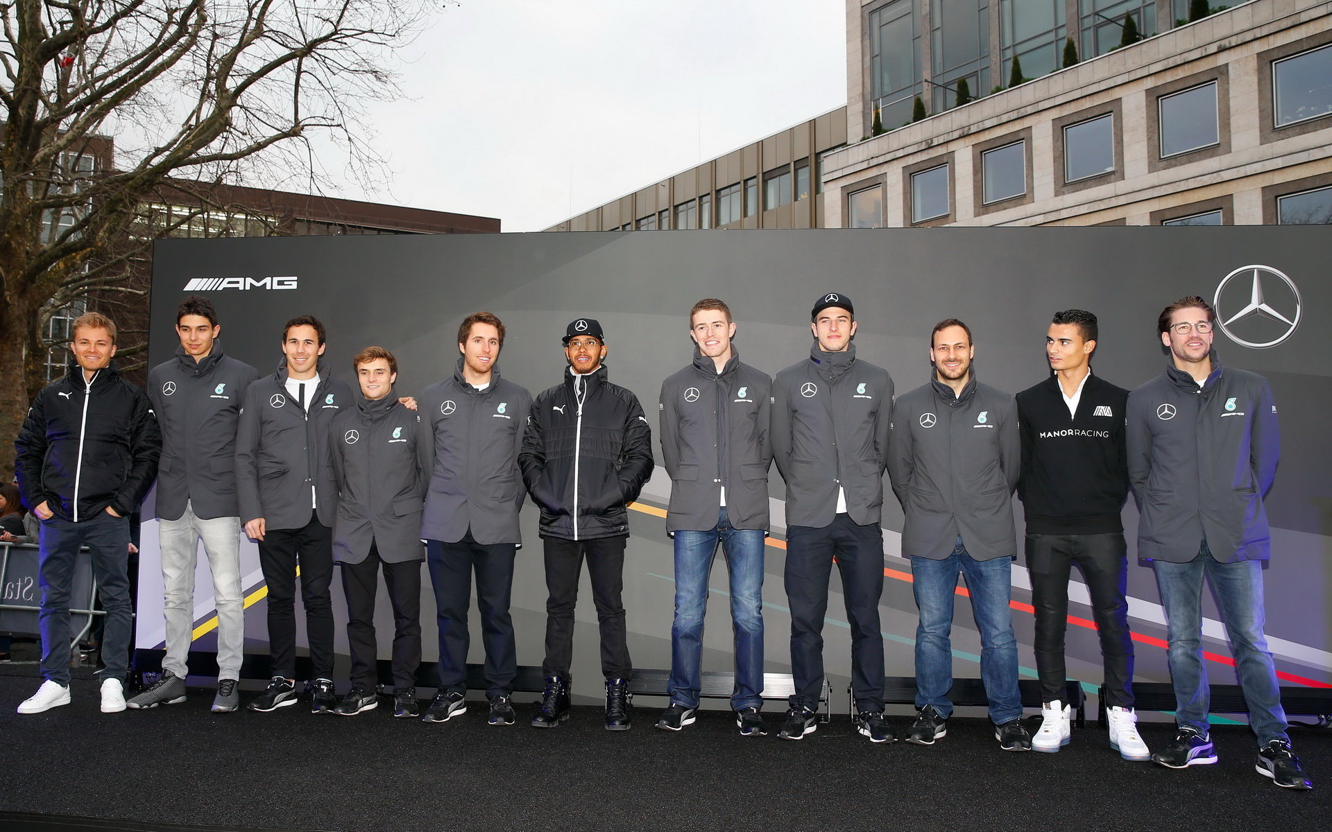 Prezentace Mercedes-Benz Motorsport, DTM, F1, Kickoff, Fans ve Stuttgartu