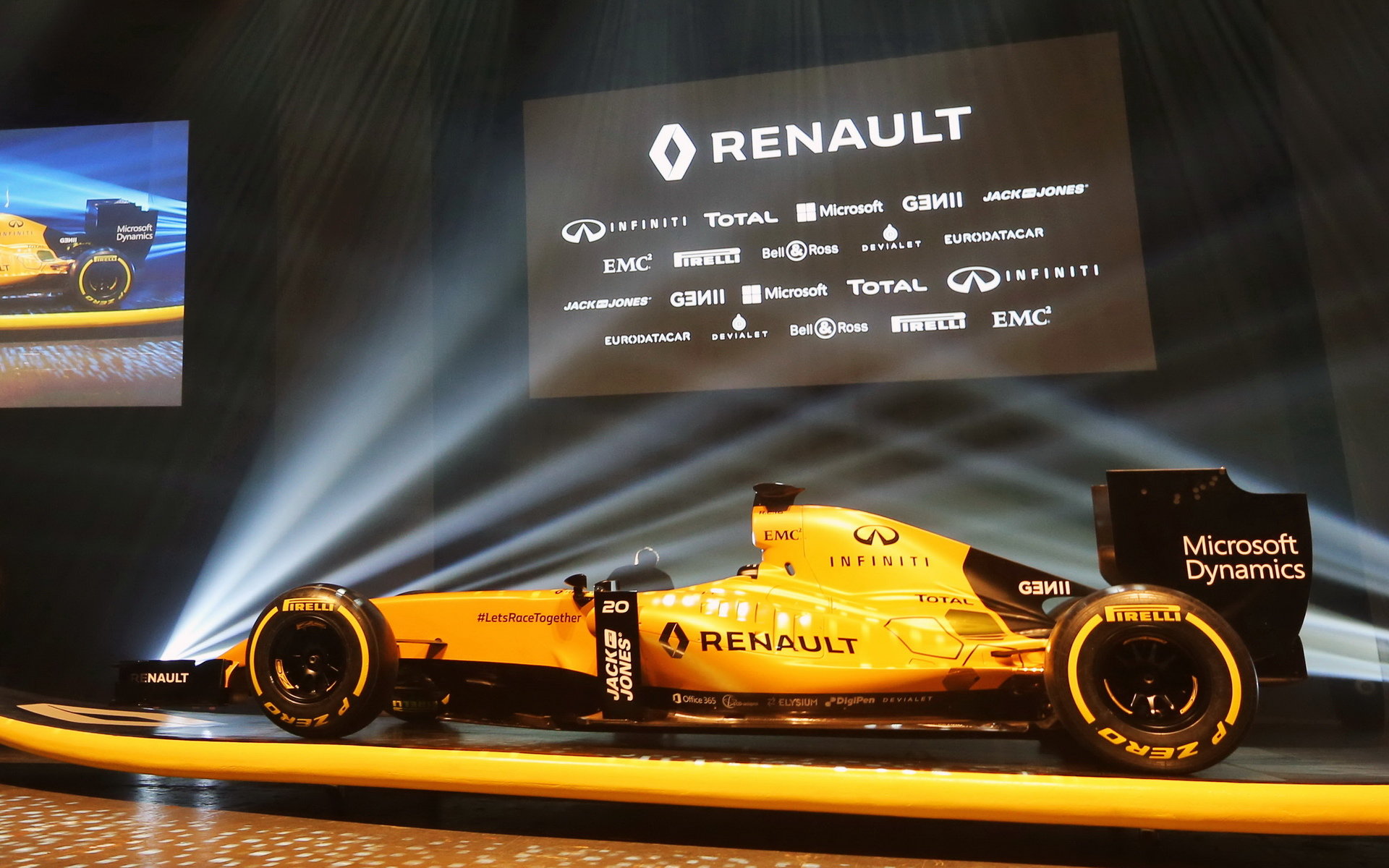 Prezentace nového zbarvení Renaultu pro sezónu 2016