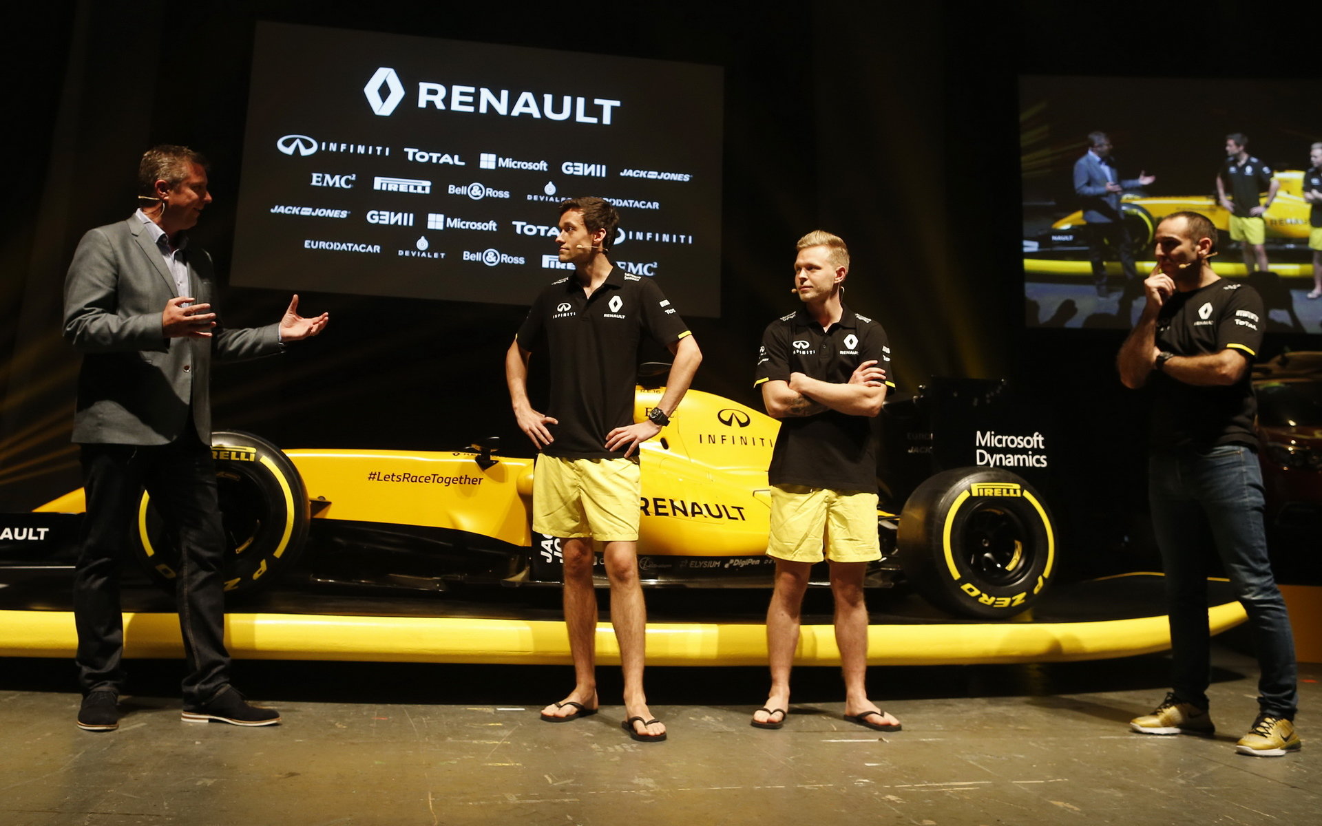 Prezentace nového zbarvení Renaultu pro sezónu 2016