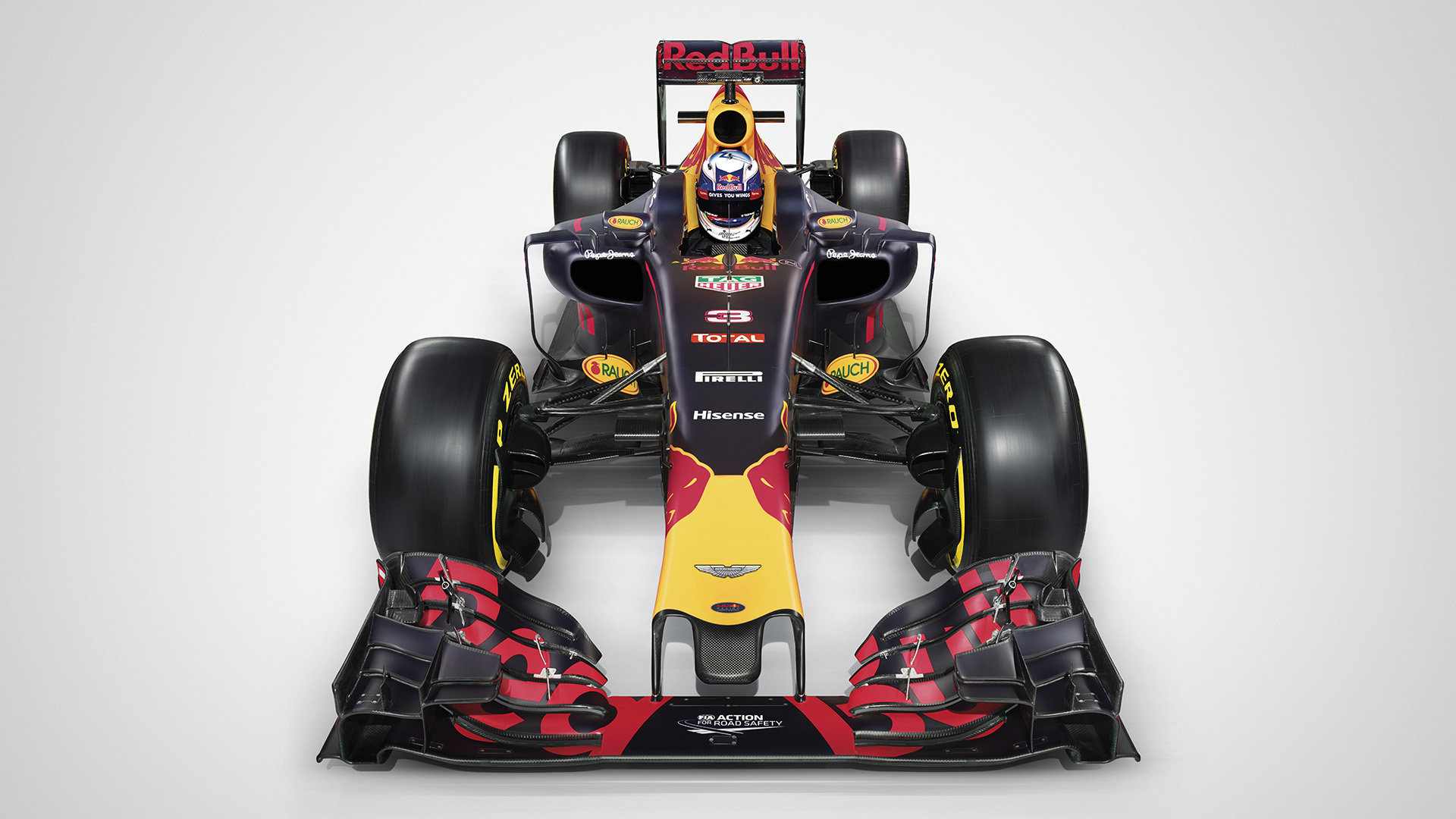 Red Bull RB12 po představení partnerství s Aston Martin