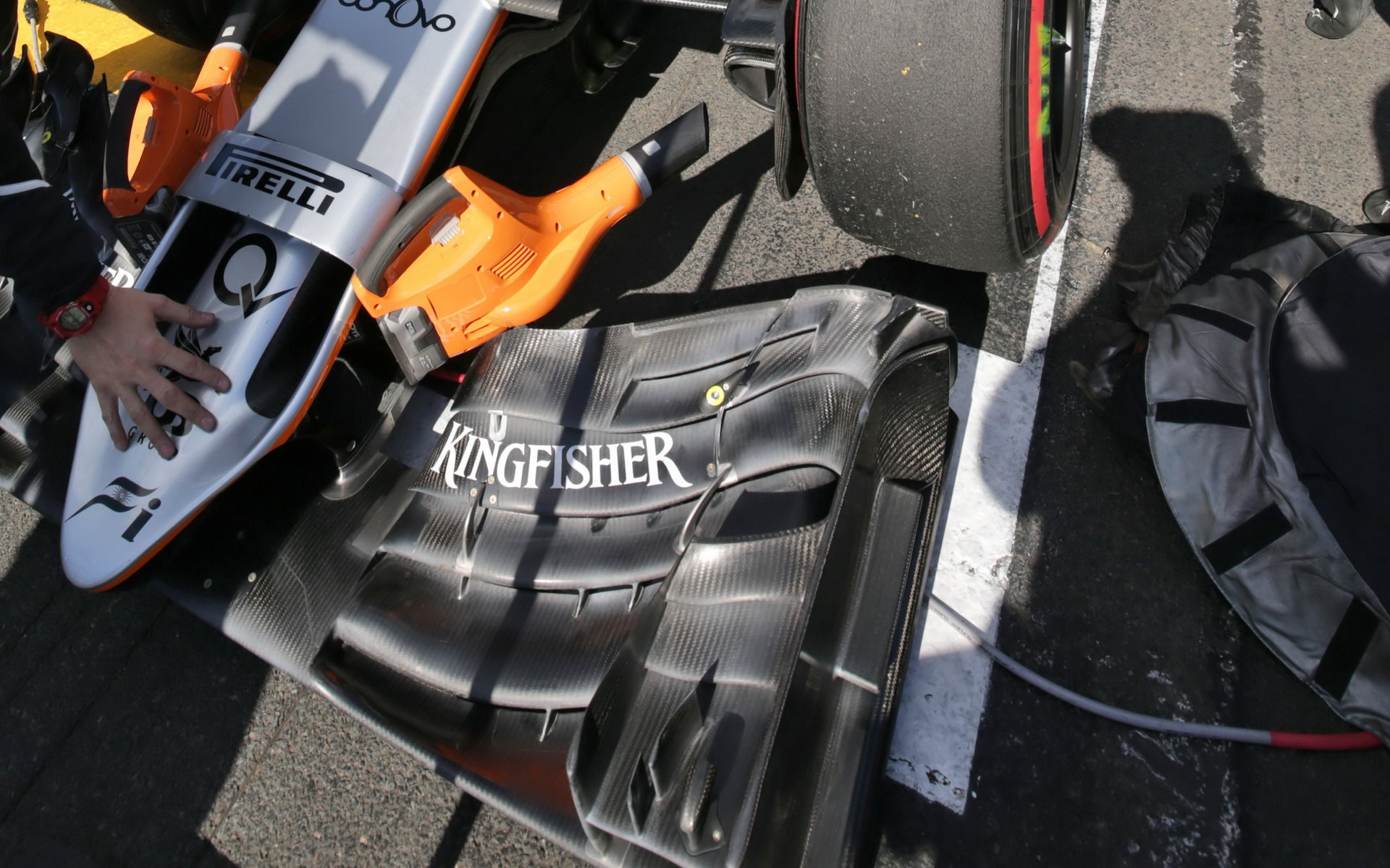 Přední křídlo vozu Force India | Force India VJM09 - Mercedes v Melbourne