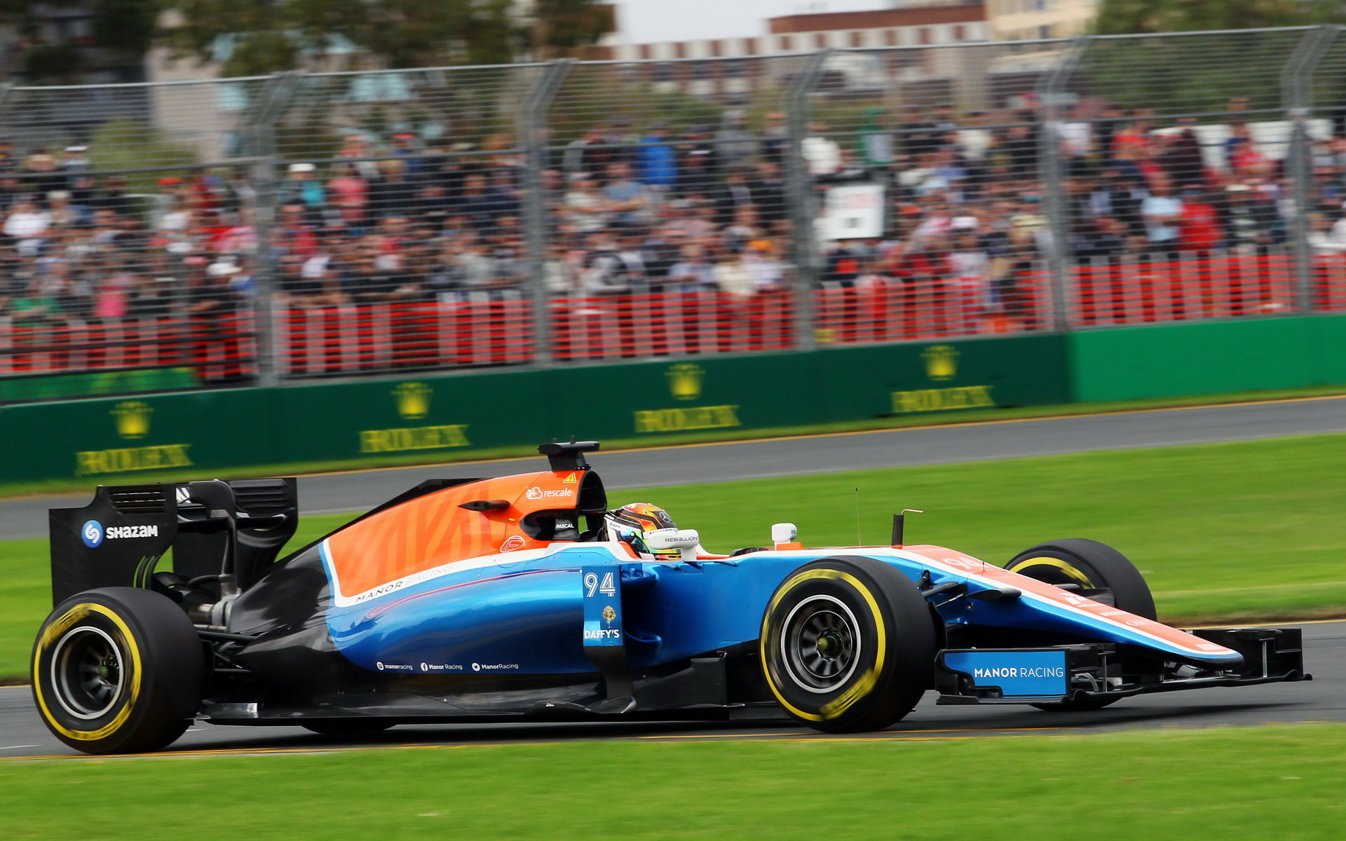 Pascal Wehrlein při kvalifikaci v Melbourne