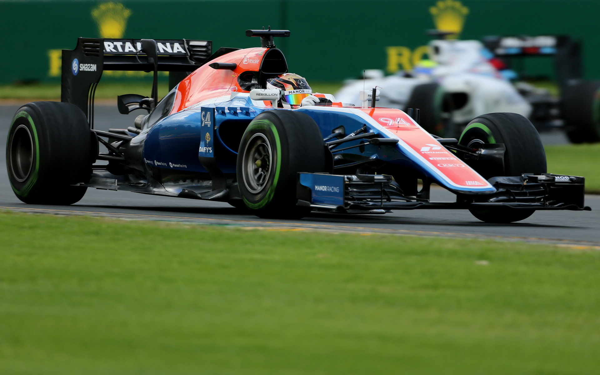 Pascal Wehrlein při kvalifikaci v Melbourne