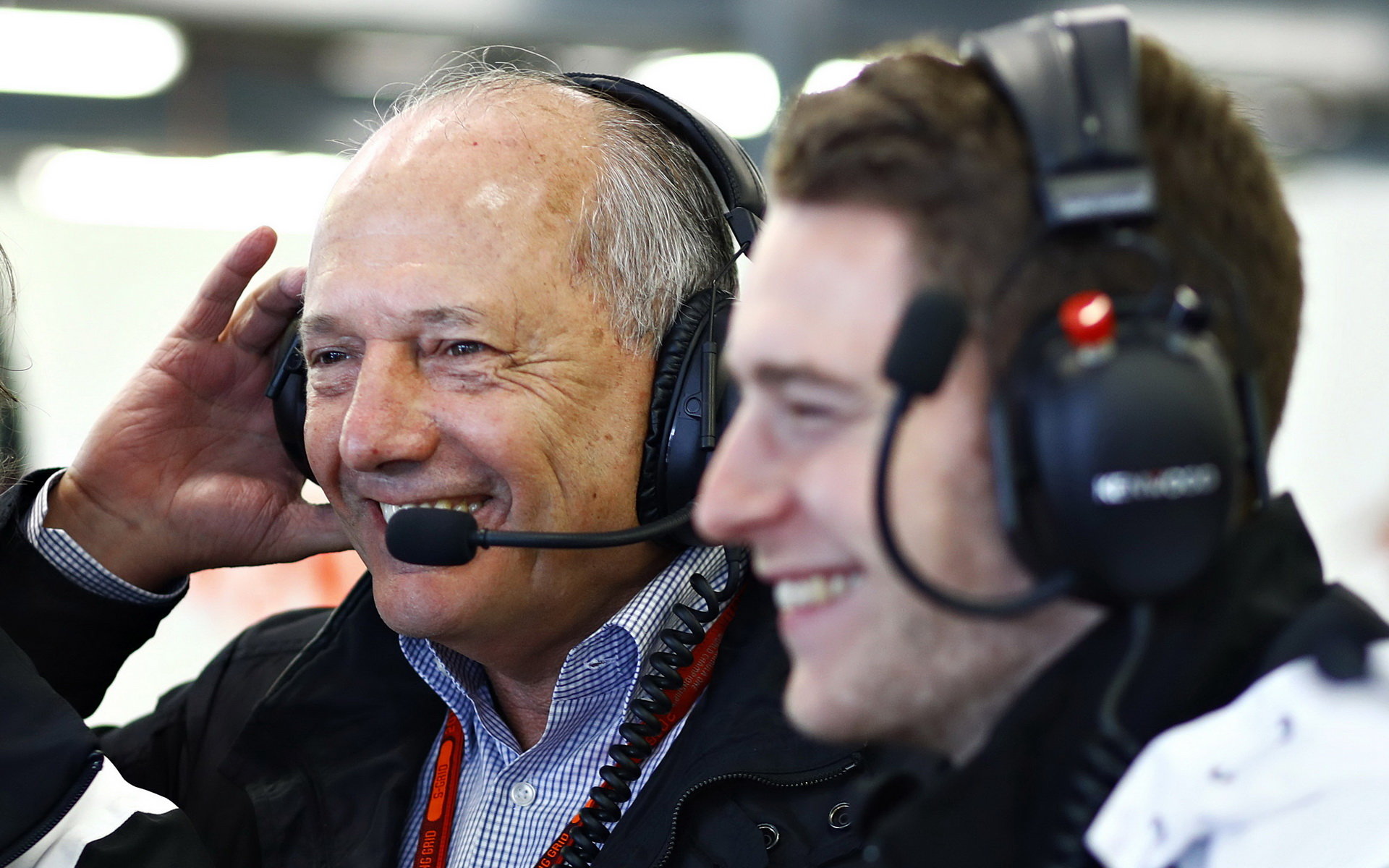 Ron Dennis a Stoffel Vandoorne v Melbourne