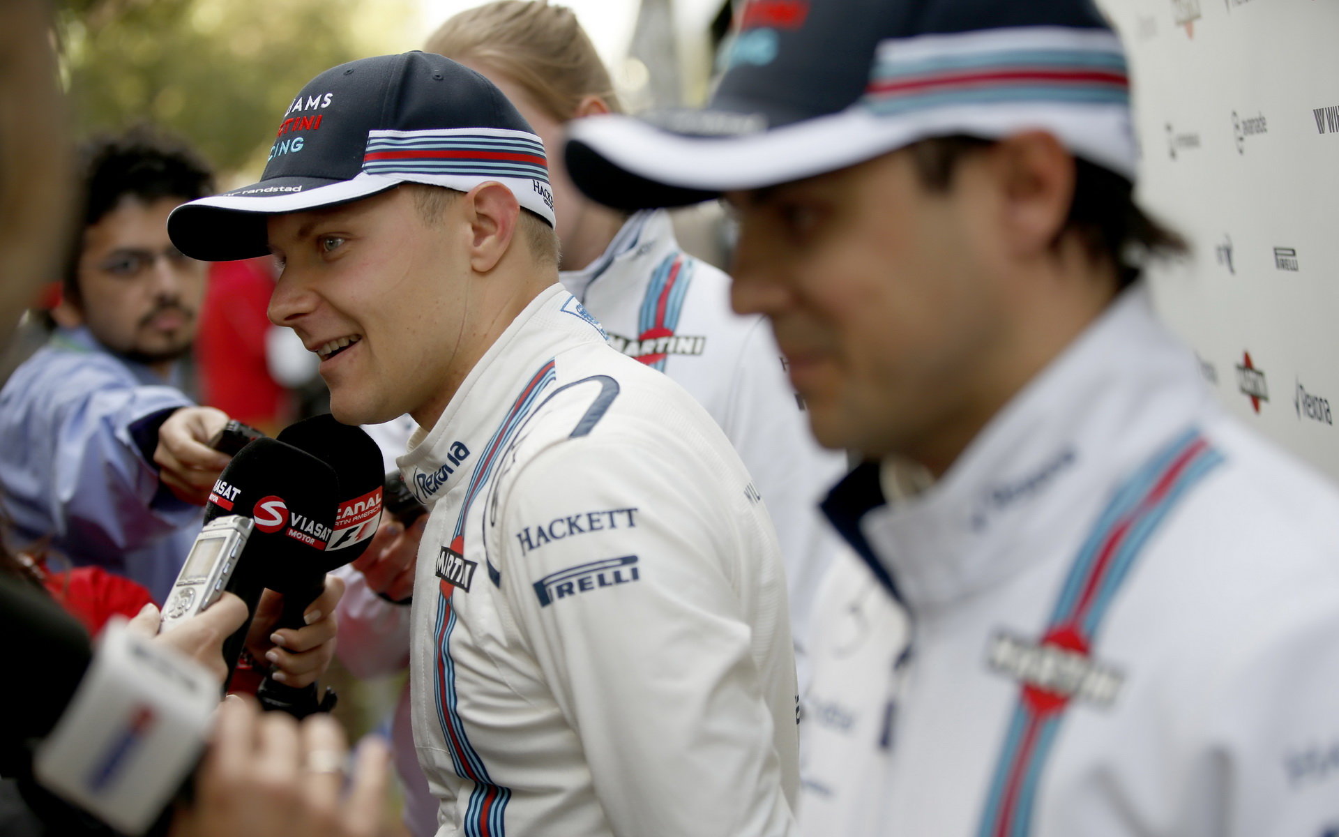 Valtteri Bottas a Felipe Massa v Melbourne