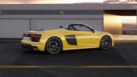 Audi R8 s vidlicovým desetiválcem odhodilo střechu a dostalo krásný žlutý lak.