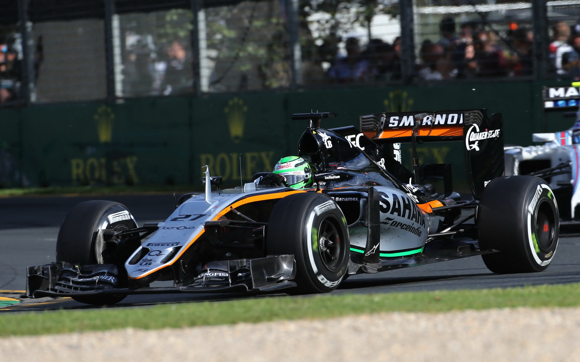 Nico Hülkenberg při závodě v Melbourne