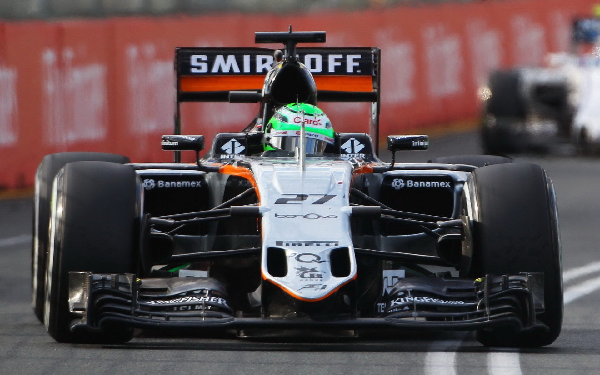 Nico Hülkenberg při závodě v Melbourne