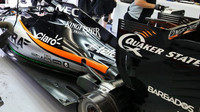 Zadní část vozu Force India VJM09 - Mercedes v Bahrajnu