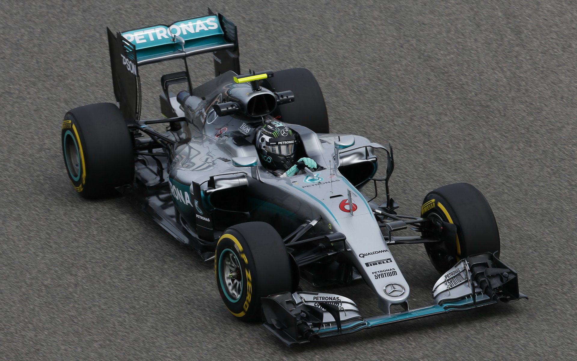 Nico Rosberg s Mercedesem