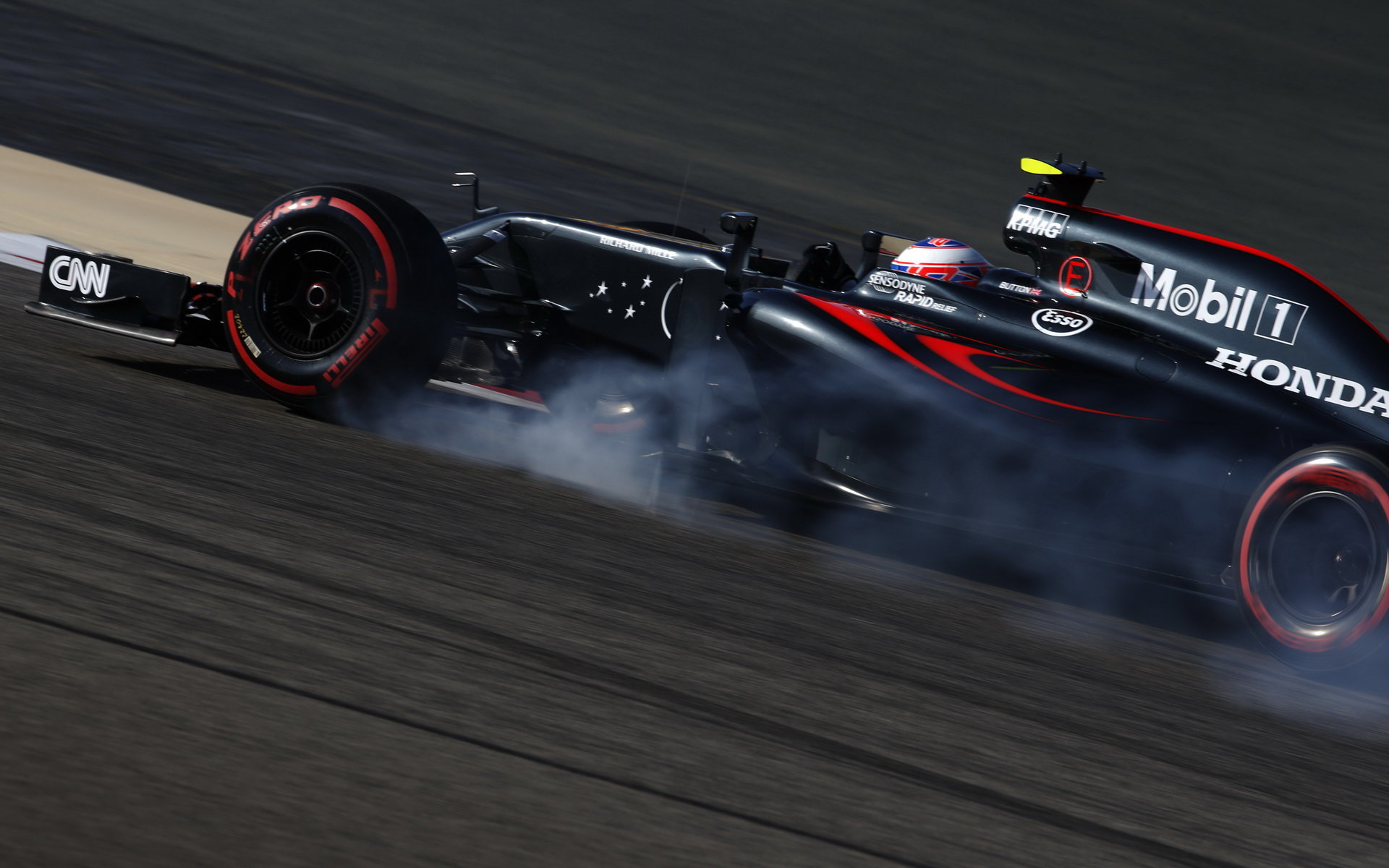 Jenson Button Velkou cenu Bahrajnu nedokončil, přesné důvody Honda prošetřuje