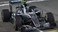 Nico Rosberg v závodě v Bahrajnu