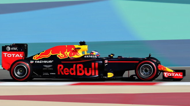 Daniel Ricciardo při kvalifikaci v Bahrajnu