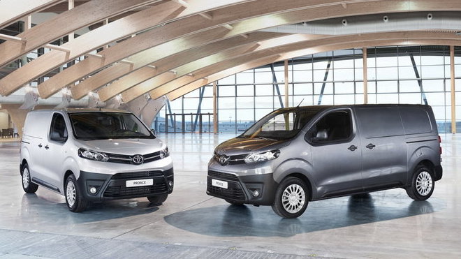 Toyota ProAce Van je jednou ze tří nových dodávek.