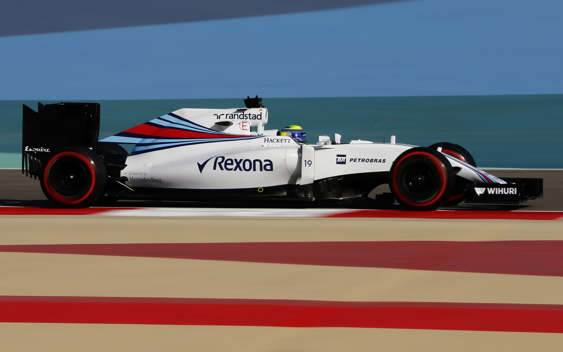 Felipe Massa při kvalifikaci v Bahrajnu