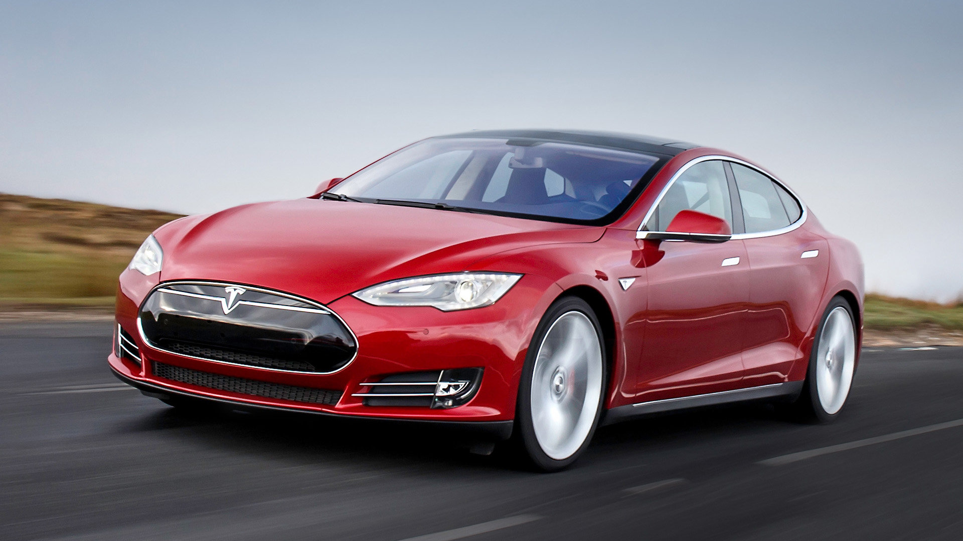 Nový elektromobil Tesly - Model S