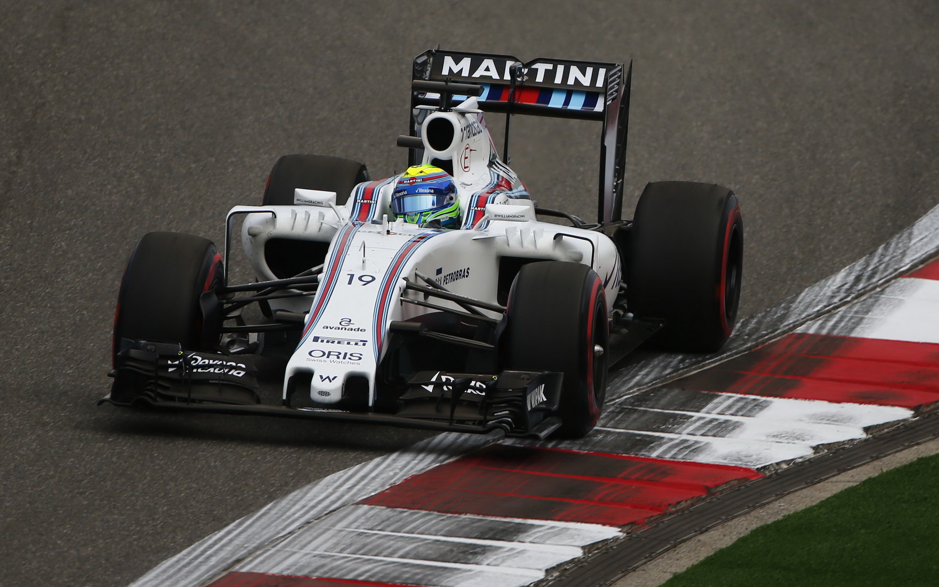 Felipe Massa při pátečním tréninku v Číně