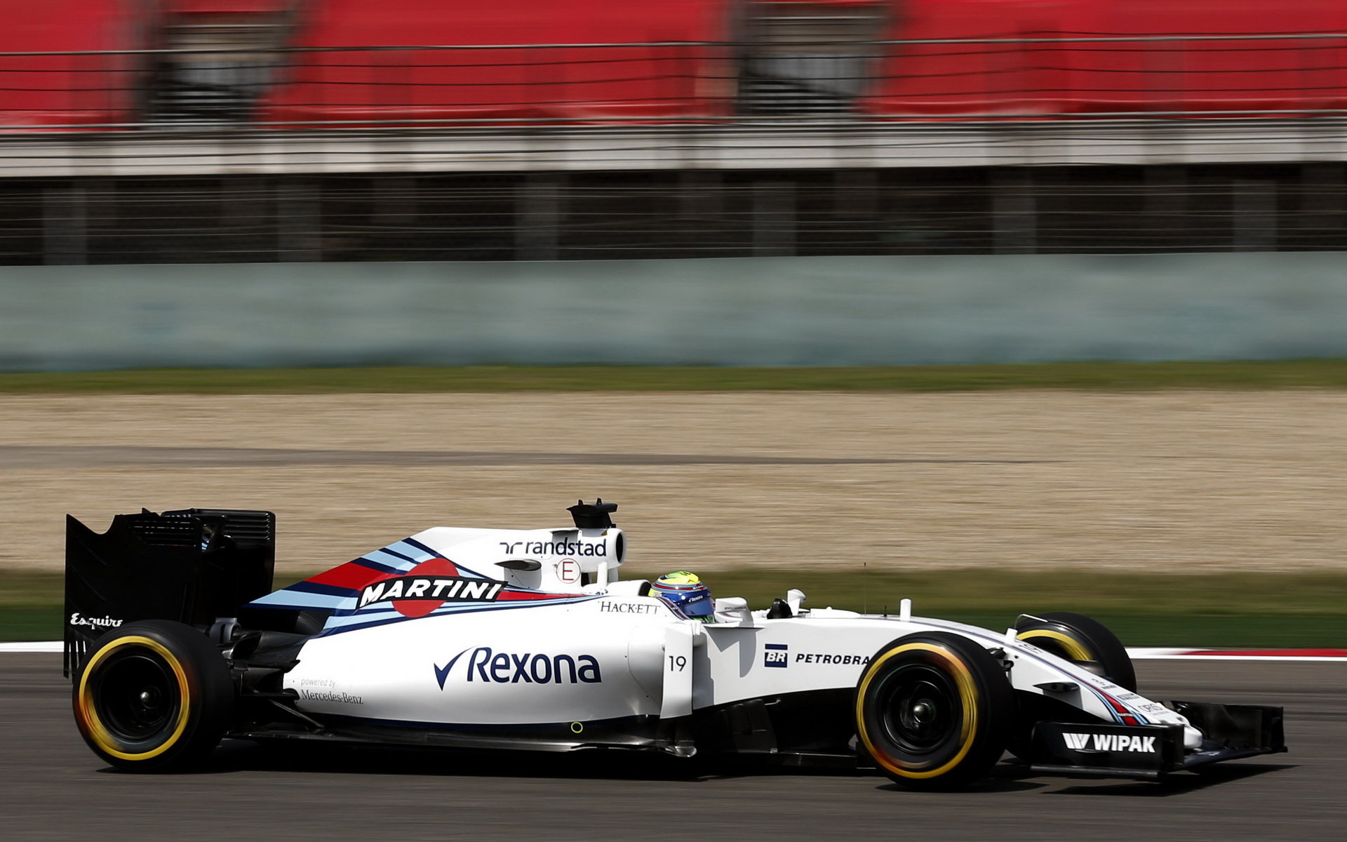 Felipe Massa při pátečním tréninku v Číně