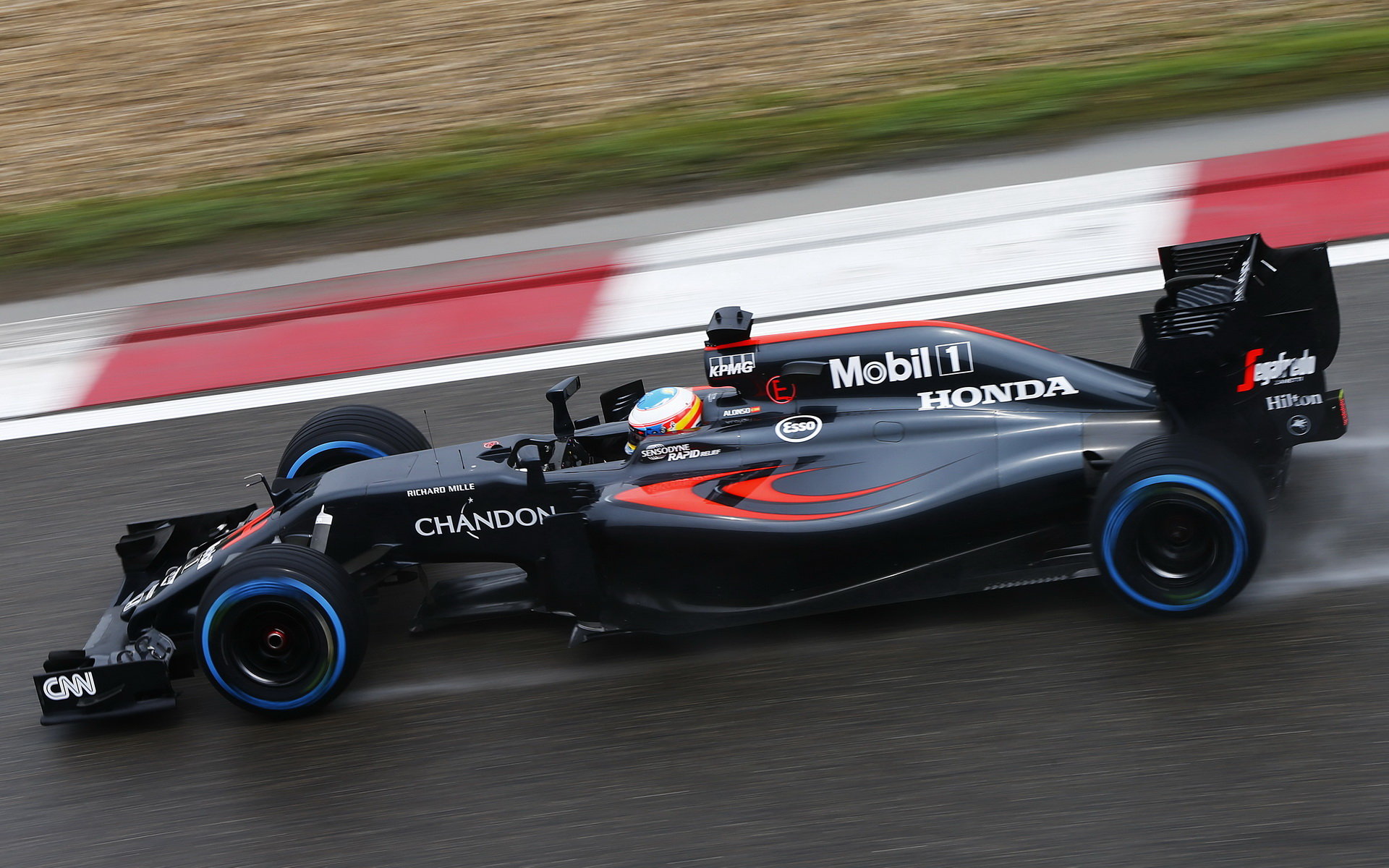 Fernando Alonso v kvalifikaci v Číně