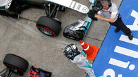 Nico Rosberg po kvalifikaci v Číně