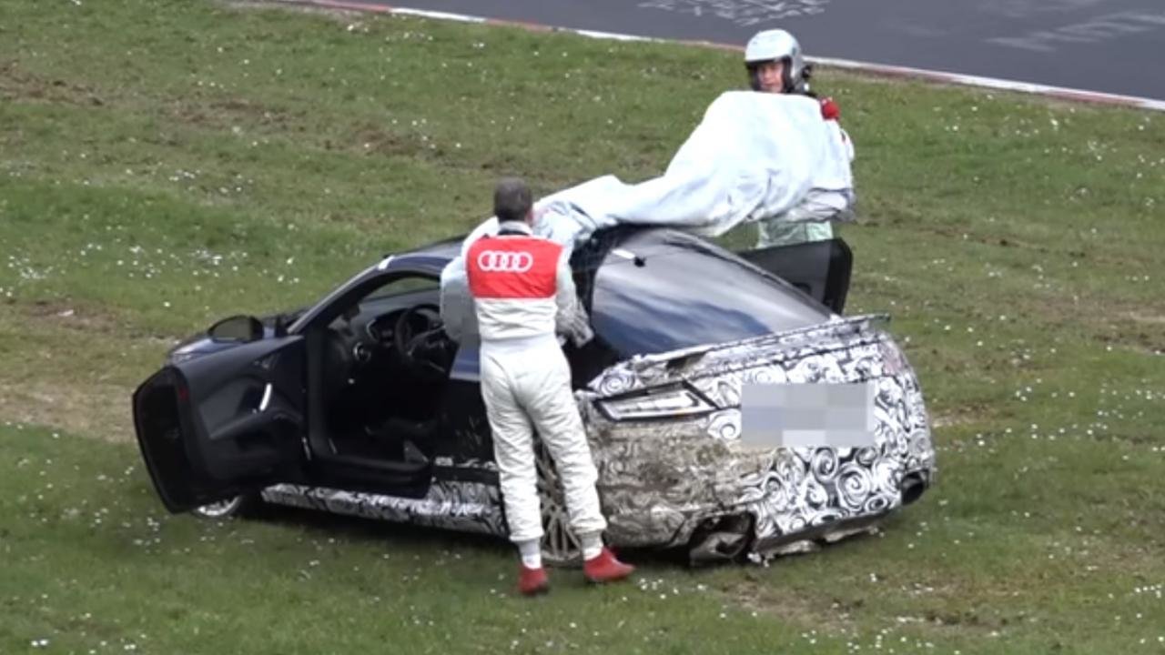 Audi TT RS havarovalo na Nurburgringu