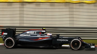Jenson Button v závodě v Číně