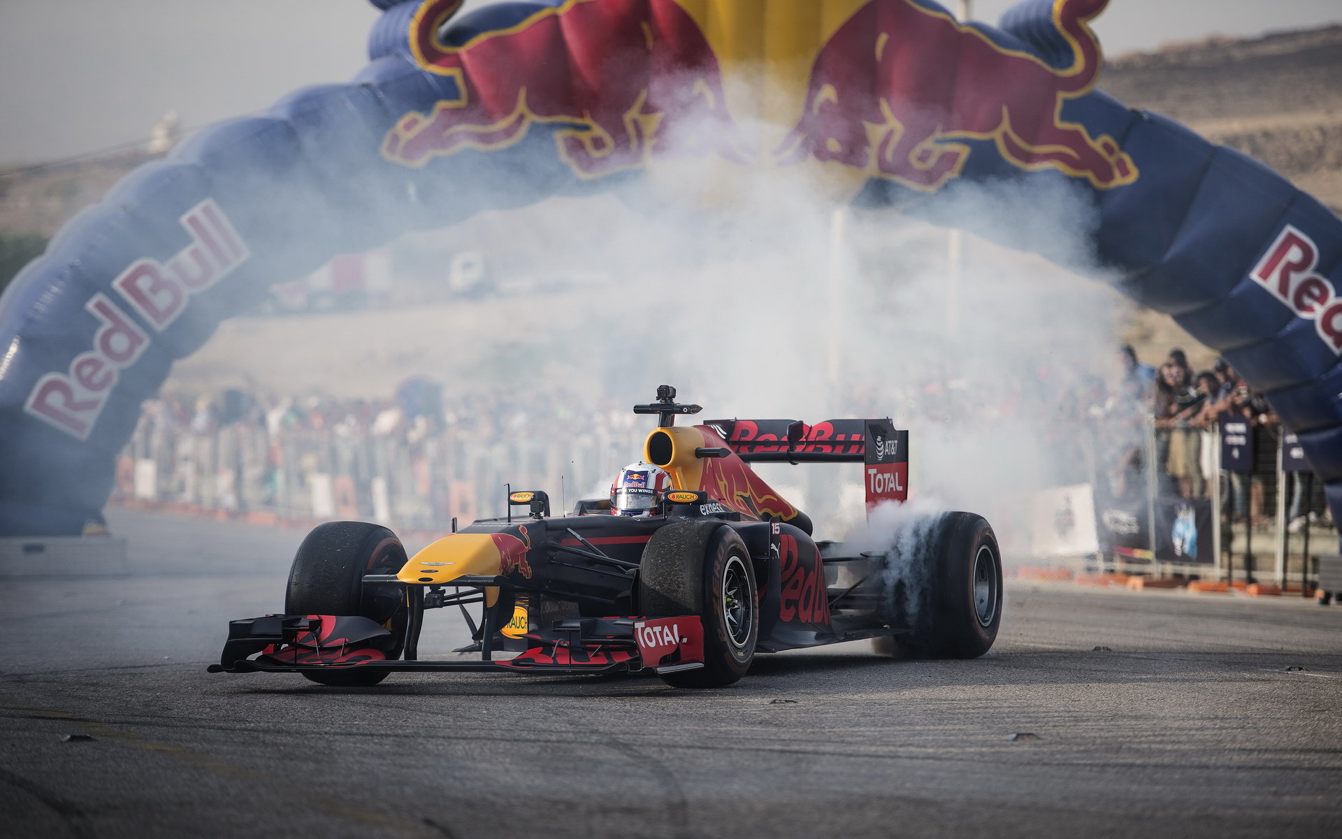 Gasly už si několikrát vyzkoušel Red Bull, například při Roadshow v Jordánsku