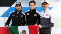 Sergio Pérez, Alfonso Celis a Esteban Gutiérrez v Soči