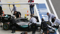 Nico Rosberg při pátečním tréninku v Soči