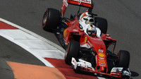Sebastian Vettel při kvalifikaci v Soči
