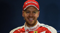 Sebastian Vettel na tiskovnce po kvalifikaci v Soči