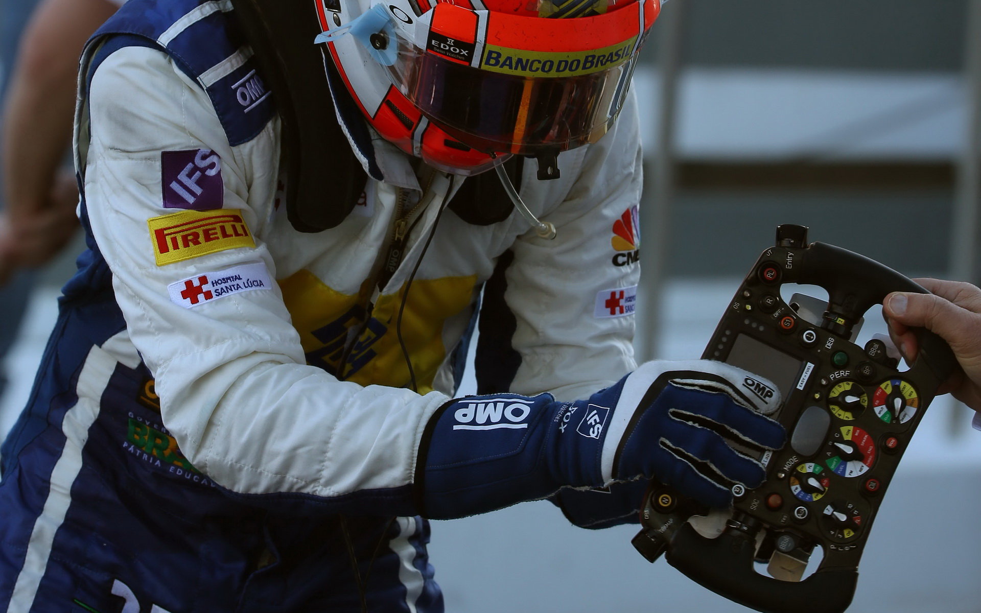 Felipe Nasr a volant vozu Sauber C35 - Ferrari v Soči