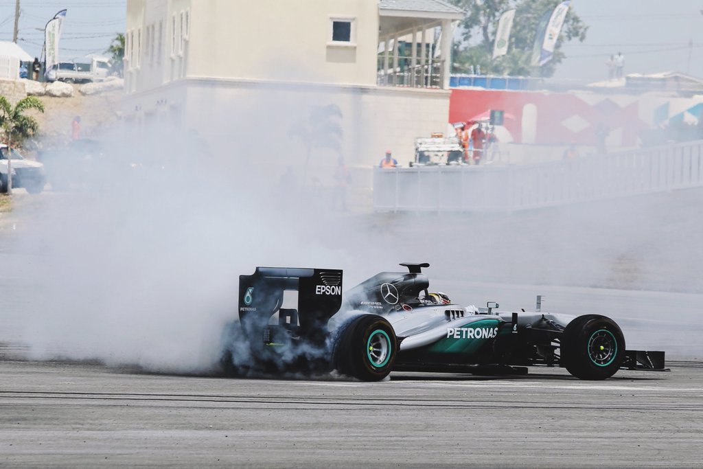 Lewis Hamilton na Barbadosu