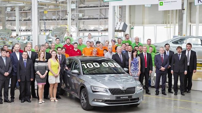 Škoda Superb 3: generace slaví výrobní úspěch