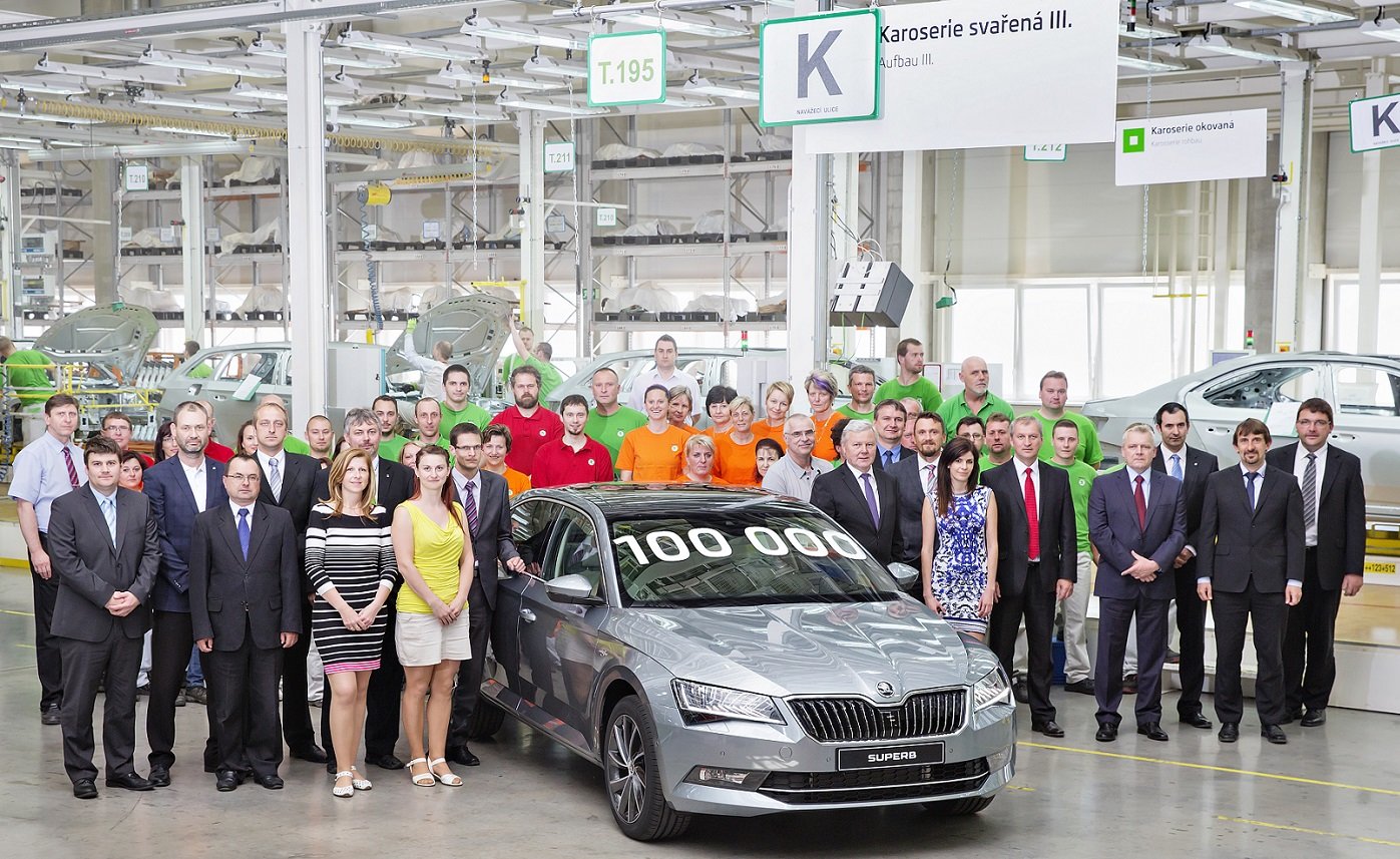 Škoda Superb 3: generace slaví výrobní úspěch
