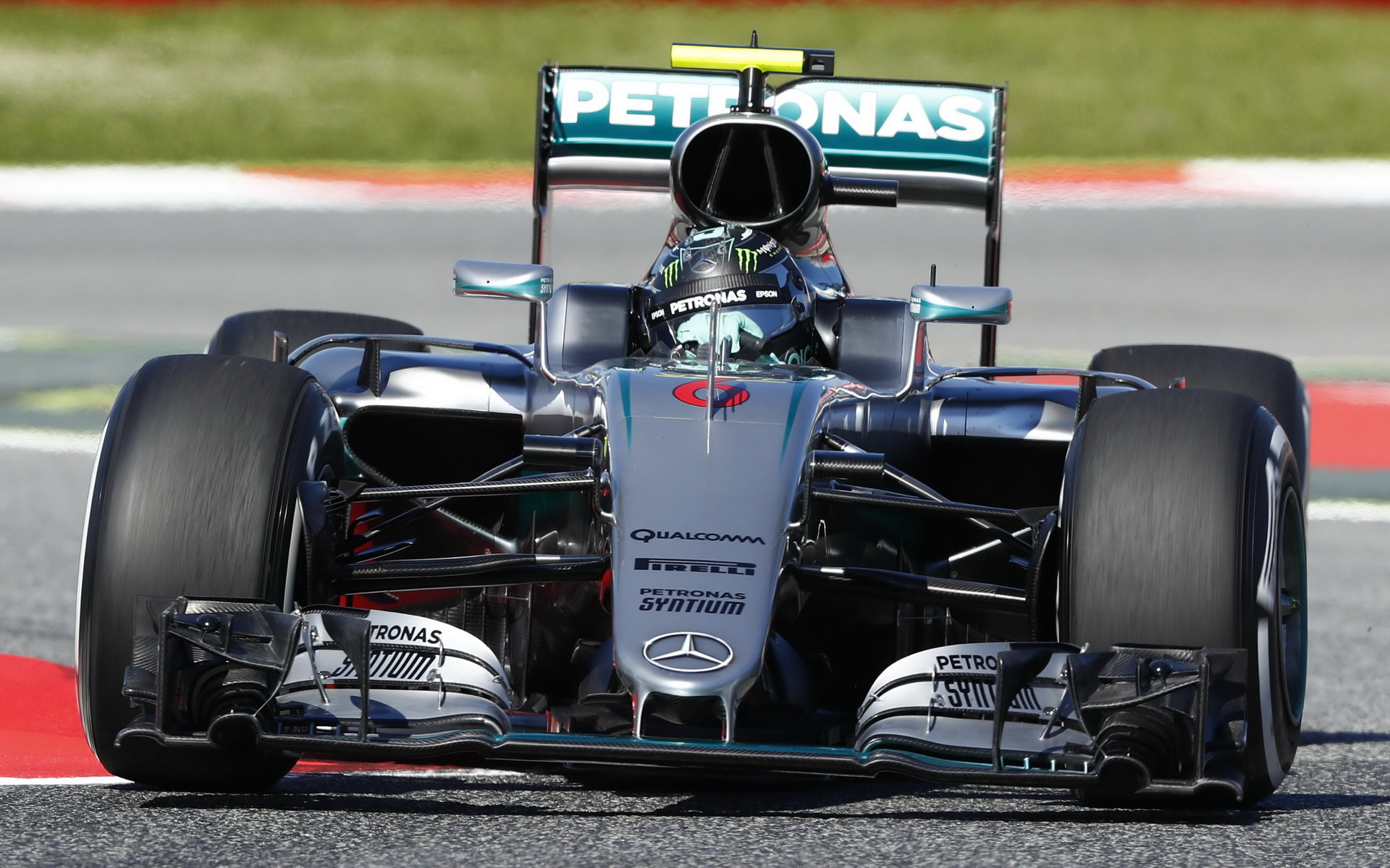 Nico Rosberg při tréninku v Barceloně