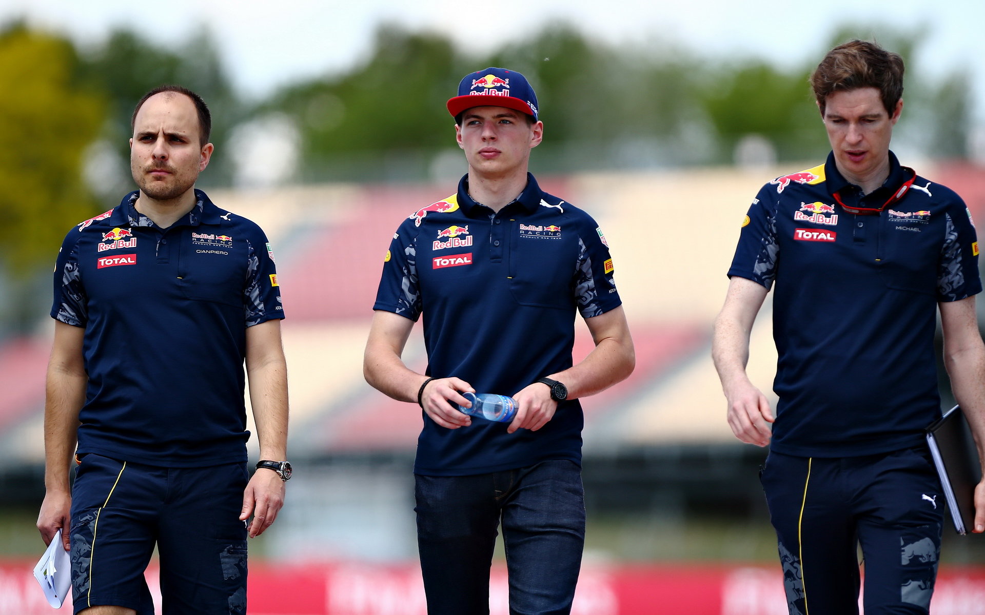 Gianpiero Lambiase, Michael a Max Verstappen v Barceloně