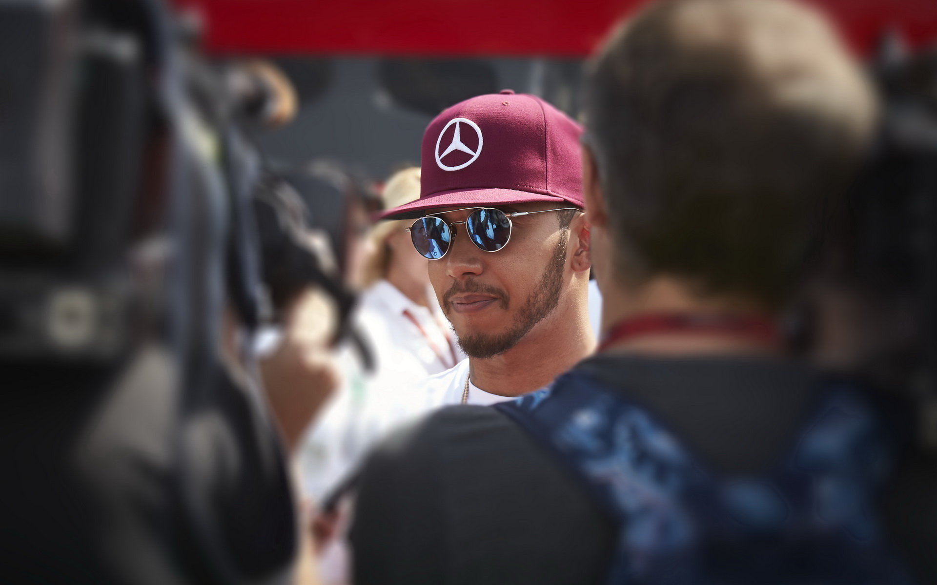 Lewis Hamilton v Barceloně