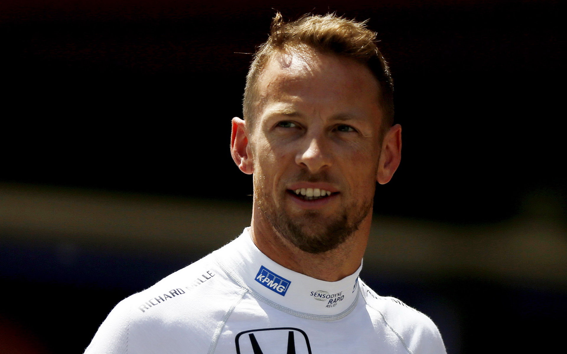 Jenson Button v Barceloně