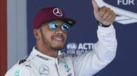 Lewis Hamilton po kvalifikaci v Barceloně